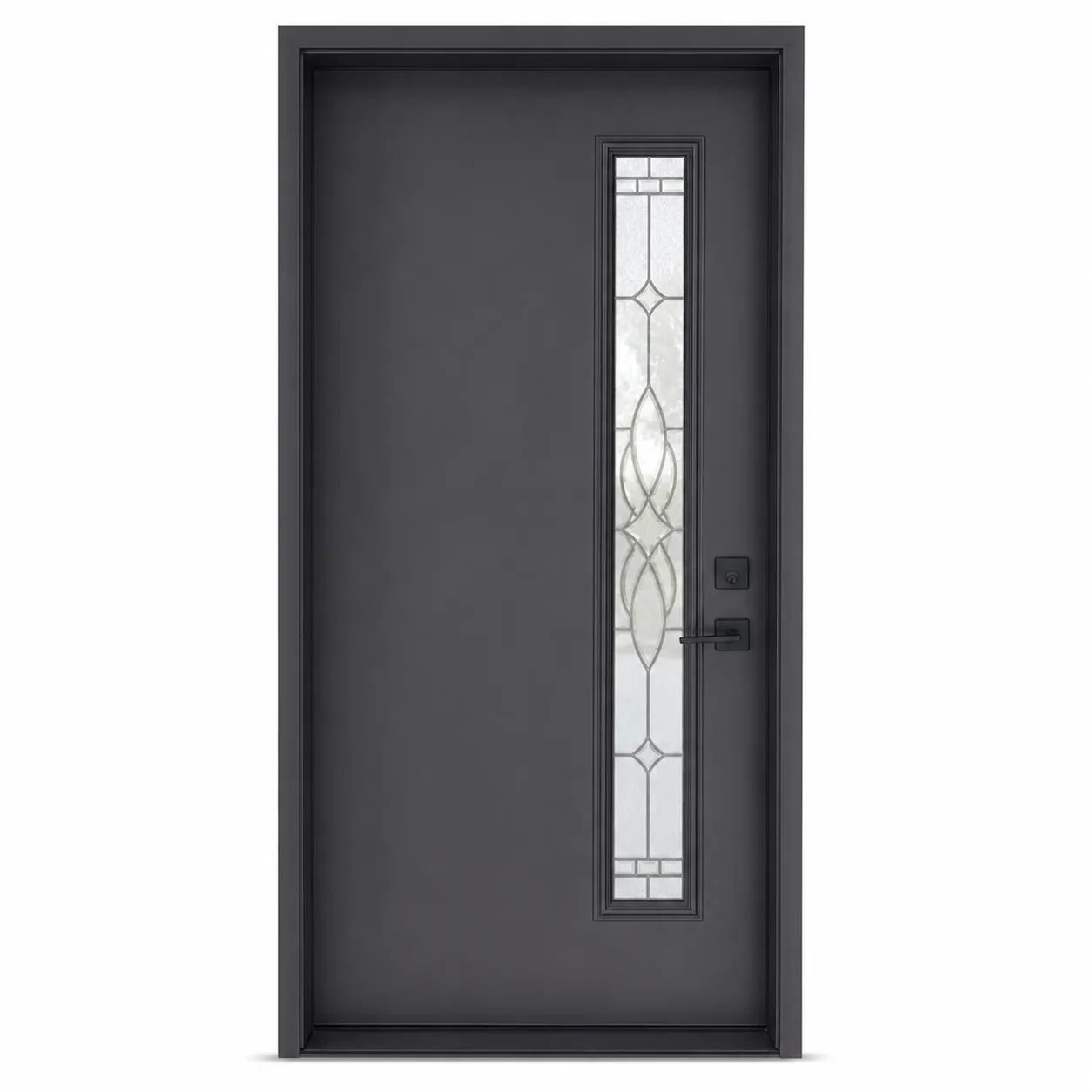 SD241 Amazon white background SD241 steel entry door Amazon white background
