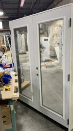 SD243 steel entry door original product view