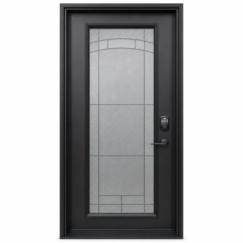 SD244 steel entry door Amazon white background