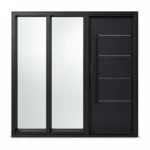 SD245 steel entry door Amazon white background