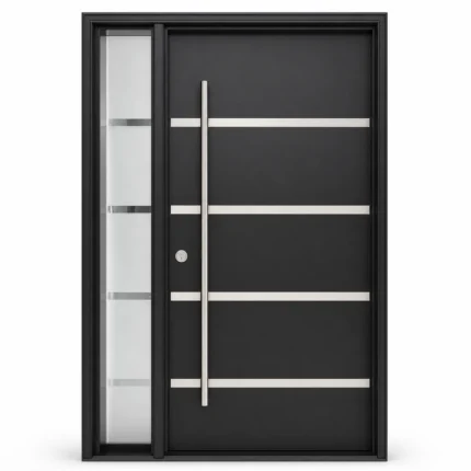 SD246 steel entry door Amazon white background