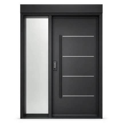 SD247 steel entry door Amazon white background