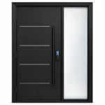 SD248 steel entry door Amazon white background