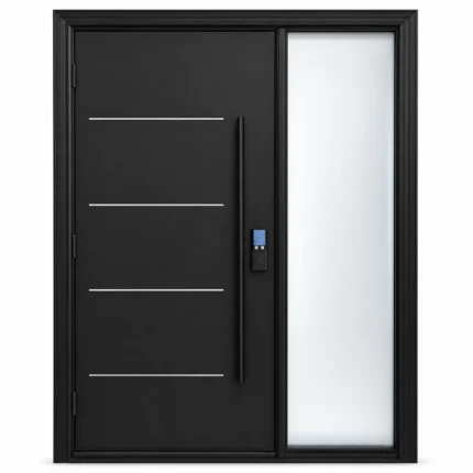 SD248 steel entry door Amazon white background