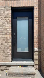SD249 steel entry door original product view