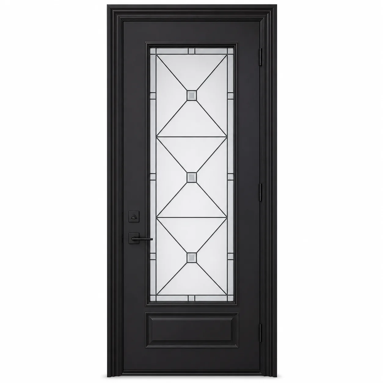 SD252 Amazon white background SD252 steel entry door Amazon white background