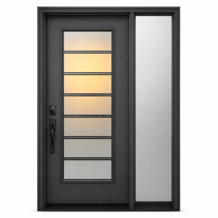 SD253 steel entry door Amazon white background