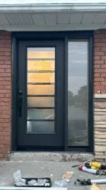 SD253 steel entry door original product view