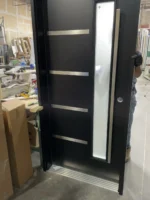 SD254 steel entry door original product view