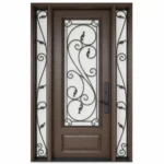 SD255 steel entry door Amazon white background