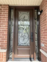 SD255 steel entry door original product view