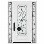 SD256 steel entry door Amazon white background