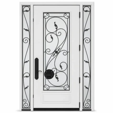 SD256 steel entry door Amazon white background