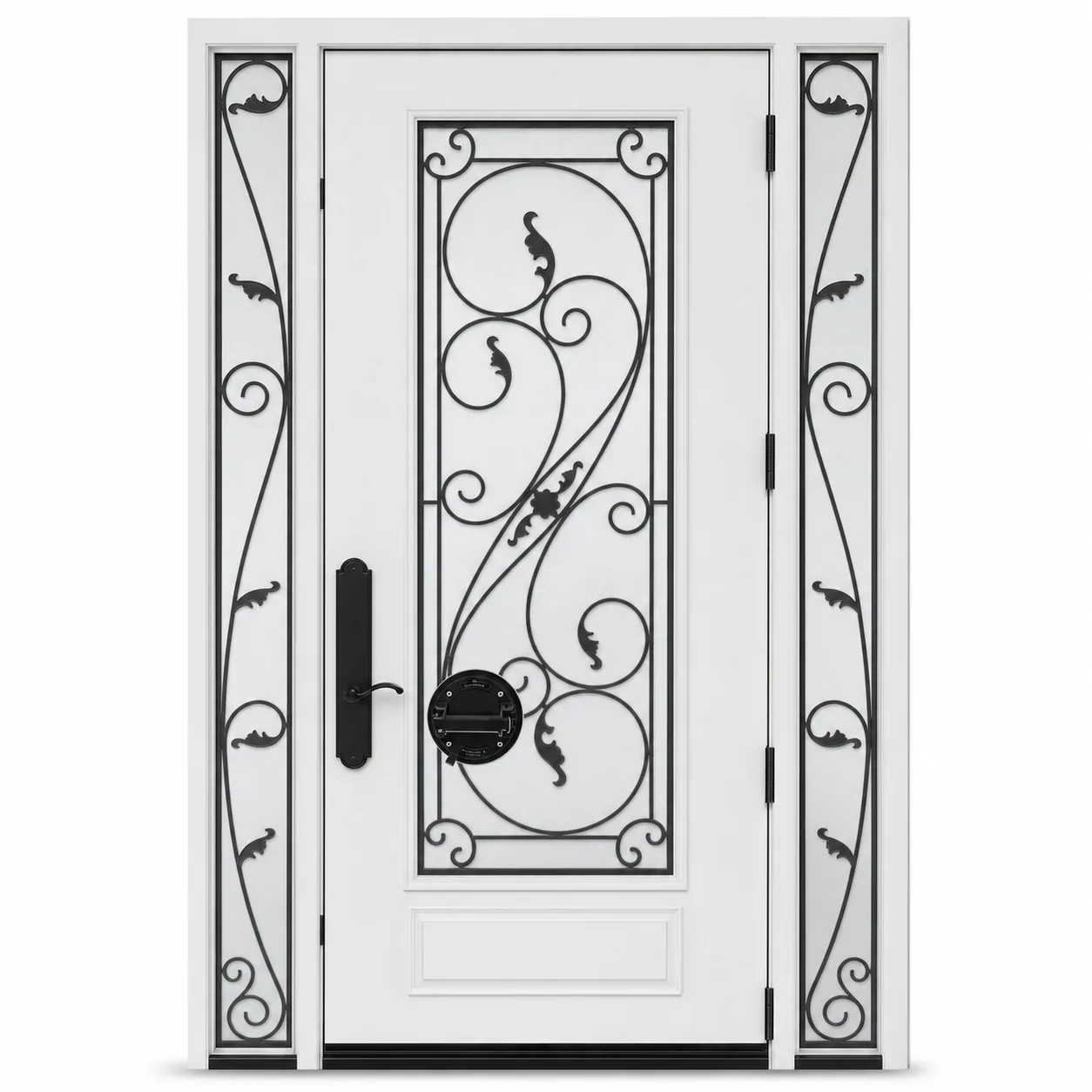 SD256 Amazon white background SD256 steel entry door Amazon white background