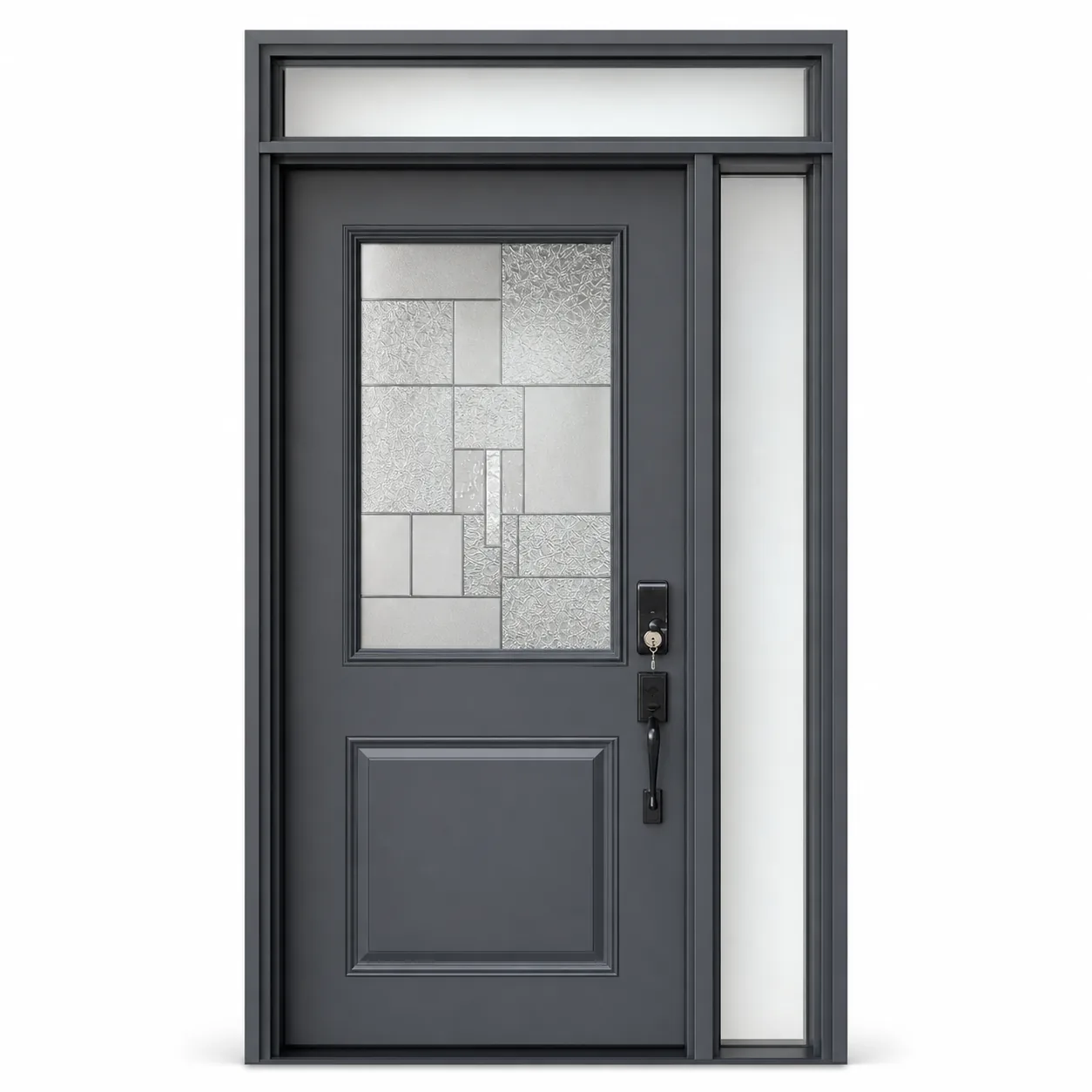 SD257 Amazon white background SD257 steel entry door Amazon white background