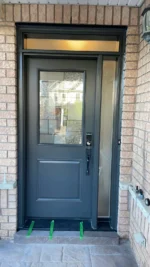 SD257 steel entry door original product view