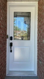 SD258 steel entry door original product view