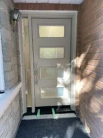 SD261 steel entry door original product view