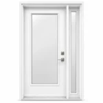 SD263 steel entry door Amazon white background