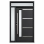 SD265 steel entry door Amazon white background